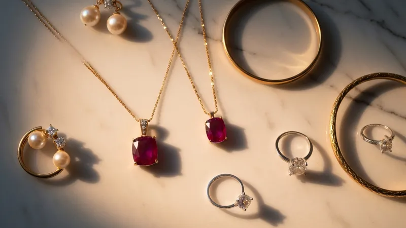 Combinaisons De Pendentifs Rubis Avec Dautres Bijoux