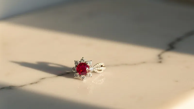 Collection pendentifs rubis artisanaux fait main